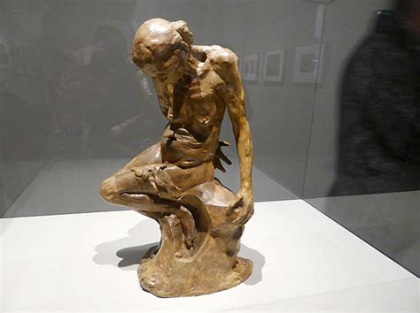 Genrestuk met de voorstelling van een vrouw die de haren kamt (luizen zoekt) van een voor haar geknielde jongen. Rodin