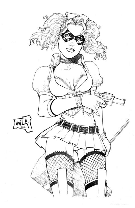 Hardcore sex coloring book for adults Harley Quinn Coloring Pages Printable at GetColorings.com ...