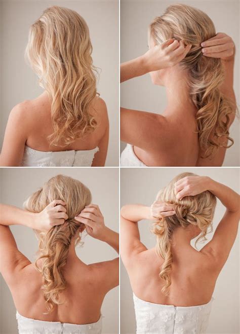 Hairstyles u can do with a straightener. Super-Easy Updo For All-Day Wedding Events