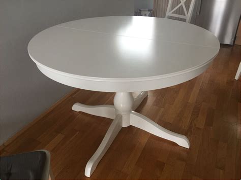 Natürlich weisst der tisch gebrauchsspuren auf. Ikea Tisch Ausziehbar / runder tisch ausziehbar ikea ...