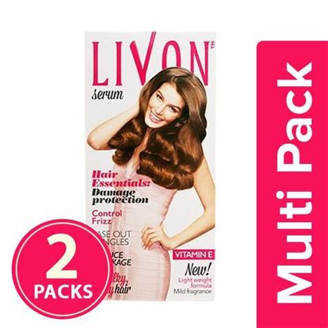 Crafted for hair styling, the livon straightening serum enables you to straighten your hair at home instantly. Buy Livon Serum Hair Serum Online at Best Price - bigbasket