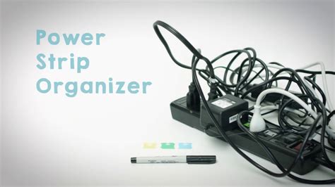 Cool creative and modern extension cords powerstrips hide cables projects home entertainment. DIY Power Strip Organizer - YouTube
