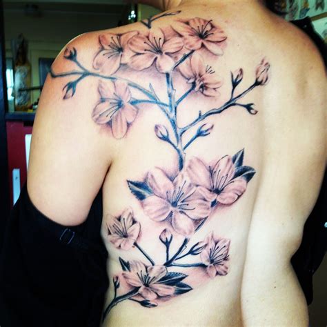 Along with mount fuji, cherry blossoms also known as sakura flower, symbol of the country of sunrise, bringing a proud beauty. Cherry blossom tattoo by Spirits in the Flesh Tattoo ...