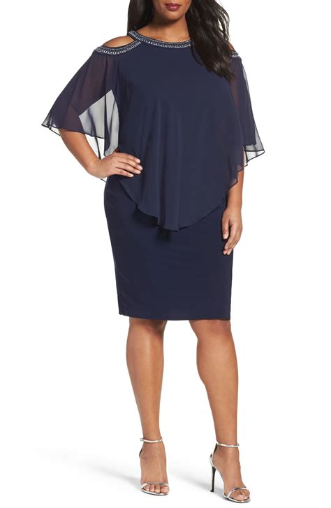 Choose from a huge inventory of amazing chiffon overlay dress styles such as sundresses, cold shoulders, long sleeve, low waist, rompers and jumpers, depending on your daughter's unique. Alex Evenings Embellished Cold Shoulder Overlay Cocktail ...