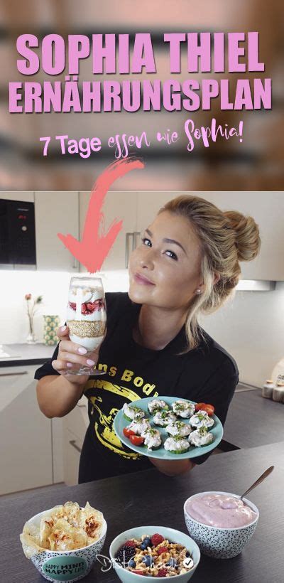 Sophia laura maria thiel (* 13. Sophia Thiel Ernährungsplan - Ernährung für eine Woche ...