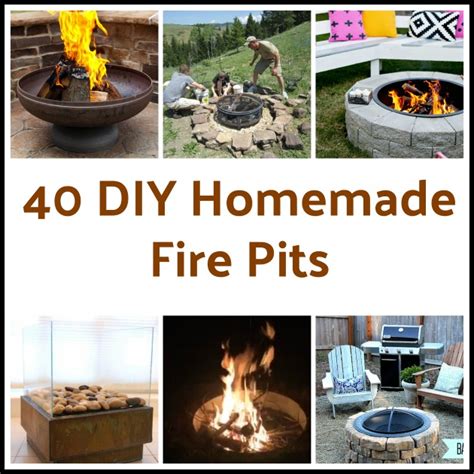 We love anthro *almost* as much as we love a good hack. 40 DIY Homemade Fire Pits