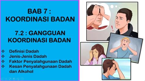 • merangkumi semua hidupan darat dan laut, flora atau fauna, • semua benda hidup dikenali sebagai organisma. SAINS TINGKATAN 4 KSSM I BAB 7 I 7.2 : GANGGUAN KOORDINASI ...