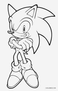 Here is a coloring page of sonic and his friends to paint online. Printable Sonic Coloring Pages For Kids | Cool2bKids