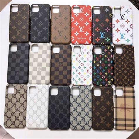Чехол для iphone 11 pro max. Classic Louis Vuitton Gucci Leather Case For iphone 11/Pro ...