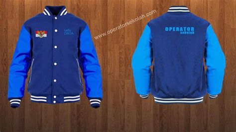 Dengan begitu anda hanya membayar ongkos sablon. Contoh Desain Baju / Jaket Operator Sekolah Simpel Keren