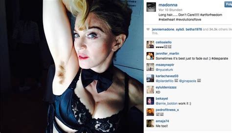 I teleftaia mera tis hronias. Madonna steht auf Achselhaare • WOMAN.AT
