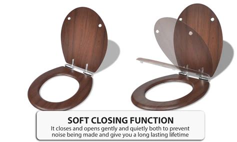 By closing the window you will acknowledge our cookie policy. Soft Close Toilet Seat MDF Lid Universal Fitting Bathroom ...