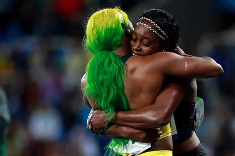 The 1st and 3rd fastest women in the world. Elaine Thompson Wins Gold at Rio Olympic as she becomes ...