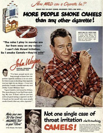 Talk to camel smokers like john wayne, popular hollywood star, and you'll quickly see why camels keep increasing their lead over the next brand! Pin en CAMEL