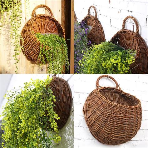 This is a especially popular choice if you are making a backdrop for a party, wedding or photo booth. Wall Hanging Flower Plant Basket For Garden Decor in 2020 ...