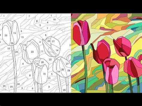 Seperti contohnya adalah bunga matahari, bunga mawar, bunga tulip maupun bunga melati. Cara Mewarnai Gambar Bunga Tulip - YouTube