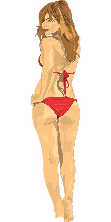 Probably, at this moment he really wanted to meet a mermaid and, like any man, to be fascinated by her? Free vector graphic: Model, Girl, Woman, Bikini, Fashion ...