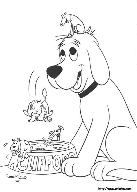 The dog is red for a very practical reason. Clifford | Dog coloring page, Coloring pages, Shark ...