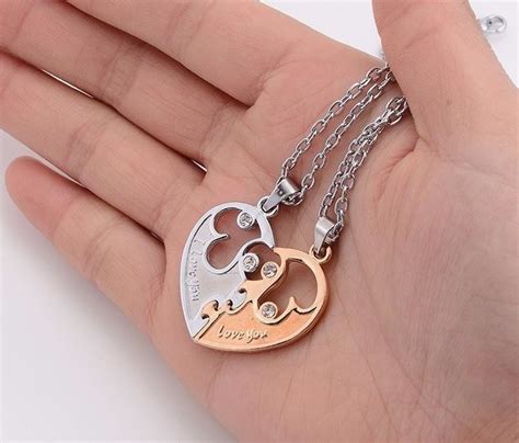 Haz clic en las ofertas para saber más. Cadenas Para Parejas Hot / Cadenas para Parejas Acero Corazón Love - nbl-yxsk3