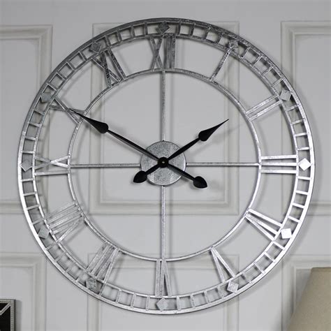 Great savings & free delivery / collection on many items. Extra Large Silver Skeleton Wall Clock