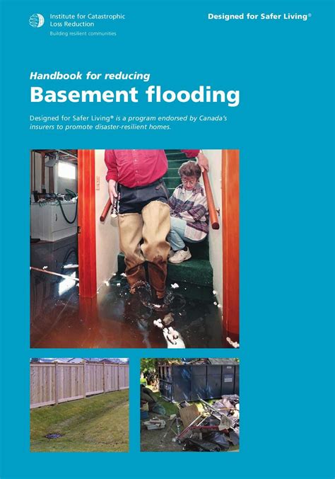 If the water comes from outside your home, it will not be covered by your standard policy. Handbook for reducing basement flooding | Flooded basement ...