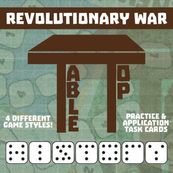 Most war challenges feature picture. TableTop History -- Revolutionary War -- Game-Based Small ...