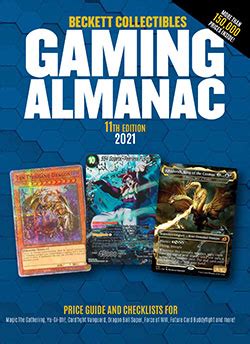 Expired and not verified beckett media promo codes & offers. 2021 Beckett Collectible Gaming Almanac #11