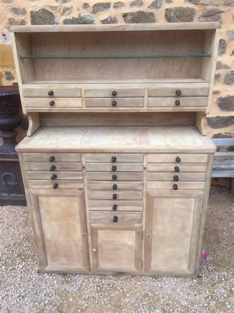 Our customer in yorktown had a pickled maple finish on her kitchen cabinets and built in bookcases that was peeling and outdated. French Pickled Dentist Cabinet, 1940s For Sale at 1stdibs