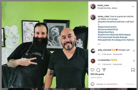 Esto luego de que christian nodal revelara que mantiene una relación sentimental con la cantante. Lupillo Rivera ya se quitó el tatuaje de Belinda en el brazo