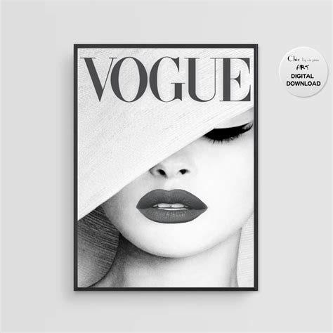 430+ customizable design templates for 'vogue magazine template'. Vogue Cover Poster - Fashion Wall Art - Vogue Vintage Cover Magazine - Digital Art - Fashion ...