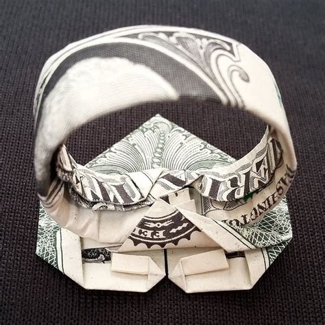 Dollar Bill Origami RING with HEART Handmade Money Art ...