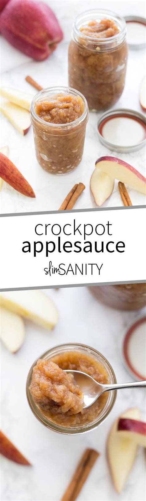 Crockpot Applesauce | Recipe | Crockpot applesauce, Kid ...