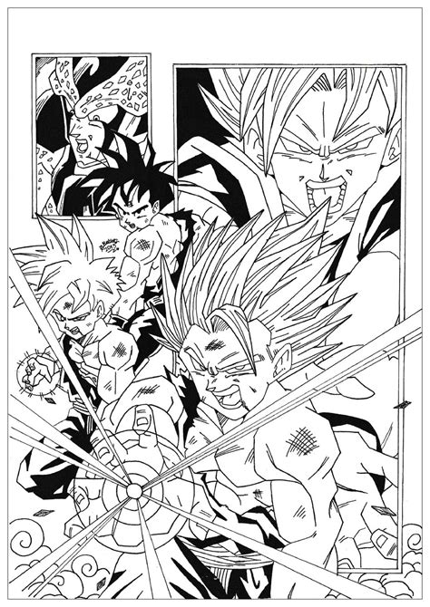 Dragon ball z is a japanese anime that is part of the dragon ball franchise. Facile dragon ball l arc cell - Coloriage Dragon Ball Z - Coloriages pour enfants