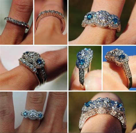 A person who wears diamond always remains calm and composed. Oh how I can't wait to wear them together. I love my rings ...