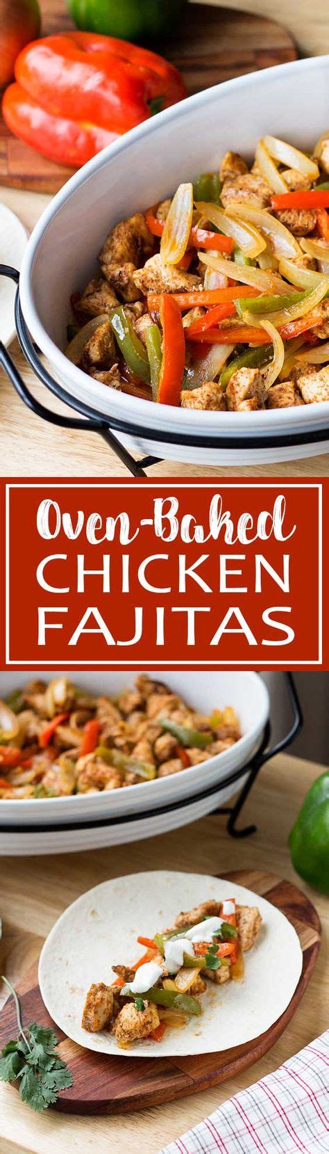 Next drain and add the tomatoes, peppers and onions to the dish and stir to combine. Oven-Baked Chicken Fajitas | Recipe | Fajita recipe, Baked ...