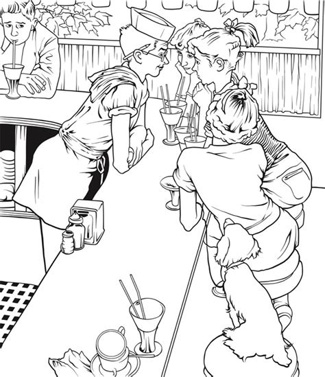 You can then print the pdf. Norman Rockwell Coloring Pages at GetColorings.com | Free ...