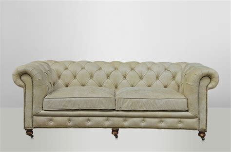 Available as couch, sectional, armchair in leather or fabric. Chesterfield Luxus Echt Leder Sofa 2.5 Seater Vintage Leder von Casa Padrino Galata Sawia Sofas ...