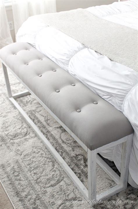 With an end of bed bench, you can enjoy a lot of benefits. Pin on Crazy for DIY