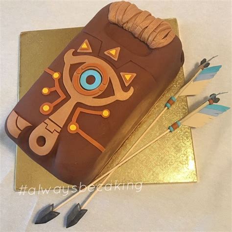 While deciding how to put this cake together. Zelda Breath of the Wild cake | Zelda birthday, Zelda cake, Zelda party