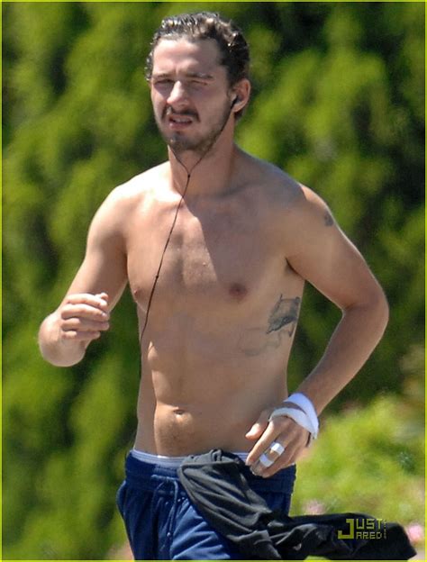 His breakout role was in the movie step up, where he showed off his dance moves. Full Sized Photo of shia labeouf shirtless running 10 ...