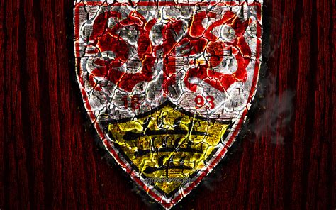 Schönen vfb stuttgart wallpaper mit logo, holz und seil. VfB Stuttgart Wallpapers HD Background | AWB