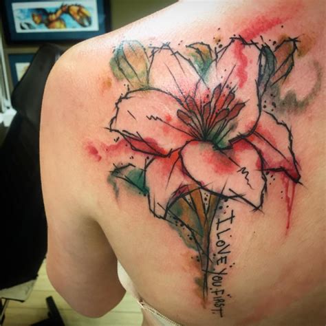 By and large lily is an emblem of purity, beauty, splendor and honor. 21+ Lily Tattoo Designs, Ideas | Design Trends - Premium ...