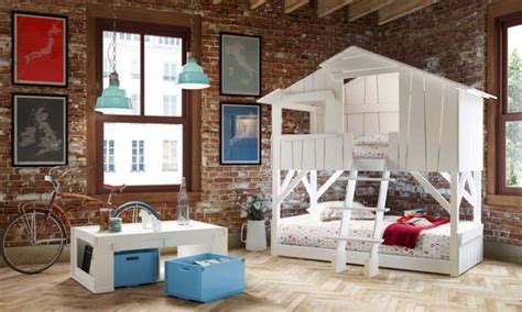 This bunk bed playhouse project is any kid's dream come true! Kids Playhouse Beds from Mathy by Bols: Loft, Treehouse ...