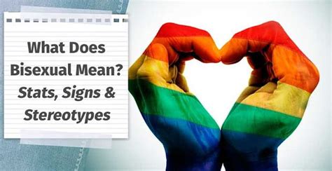 It means she either liked you lots or she just tests your generosity. What Does "Bisexual" Mean? — (Statistics, Signs ...