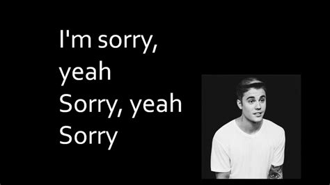 Josh gudwin played them three tracks, one track from mason levy and two tracks from blood diamonds. Justin Bieber - Sorry lyrics - YouTube