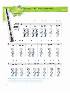 2023 Clarinet Chart Template Fillable Printable Pdf