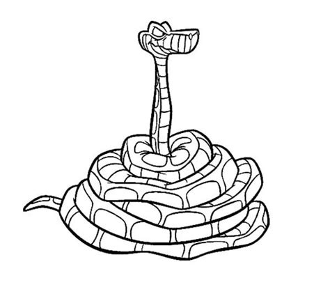 Select from 35641 printable crafts of cartoons, nature, animals, bible and many more. Kaa The Rock Phyton In The Jungle Book Coloring Page ...