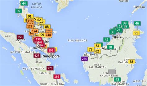 Air pollutant index (api) is an index developed closely based on the pollutant standard index (psi) devised by the united the api is measured and updated hourly by the department of environment malaysia (doe). Regional Haze Condition on 3 October 2015 - Marufish World ...