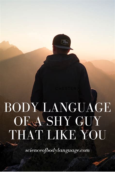 So don't expect him to shout about his love for you or even tell you shy guys aren't usually open with their emotions and feelings so he may tell you how he feels through his eyes. How to tell if a guy likes you by reading his body language. | Body language, Shy guy, A guy ...