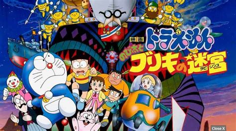 Doraemon adalah tokoh kartun di jepang yang sangat terkenal ,banyak sekali orang yang menyukainya ,begitu juga di indonesia termasuk saya, berawal dari sebuah hobby nonton film kartun sewaktu masih kecil kemudian sampai saat ini juga saya masih hobby untuk nonton film kartun. Doraemon Movie 14: Nobita to Buriki no Labyrinth BD Sub ...